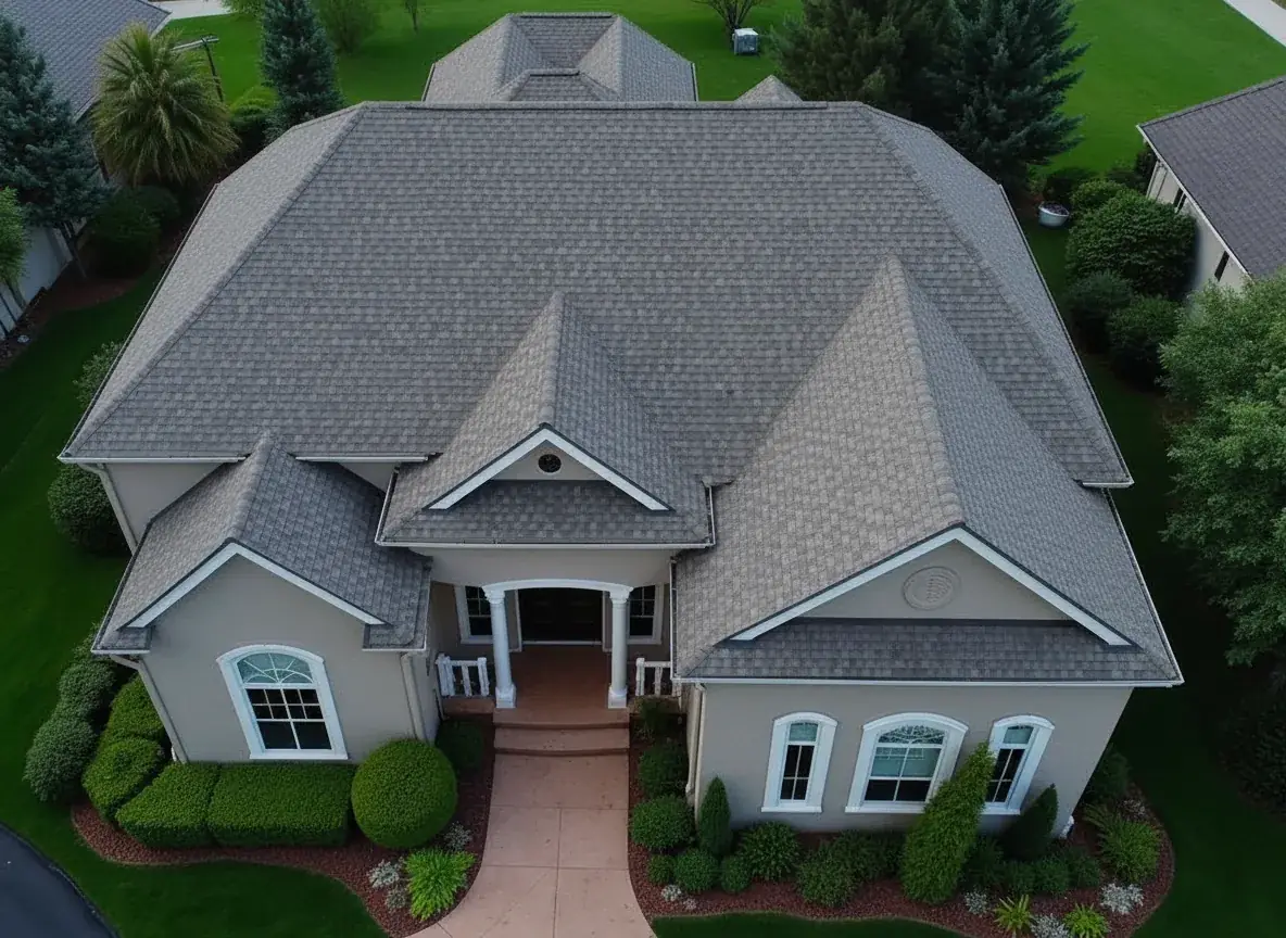 Beautiful new roof installed by Flying Cow Roofing